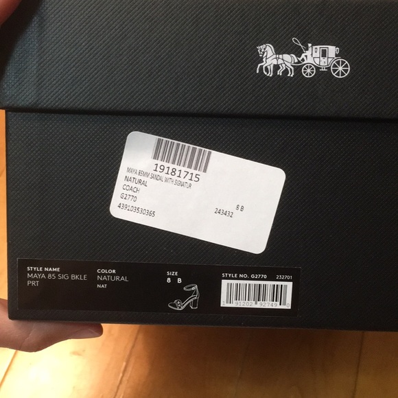 Coach maya snakeskin sandal - Picture 7 of 8